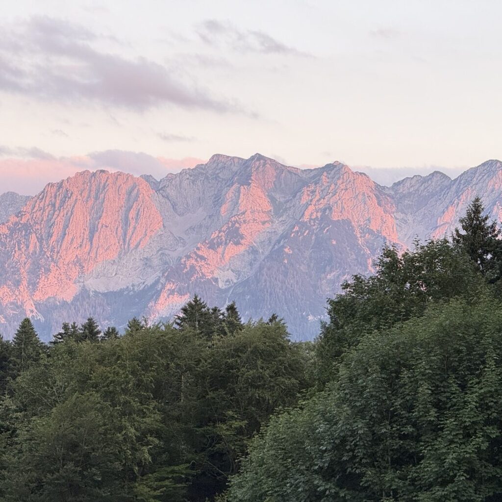 Blick auf den Zahmen Kaiser
