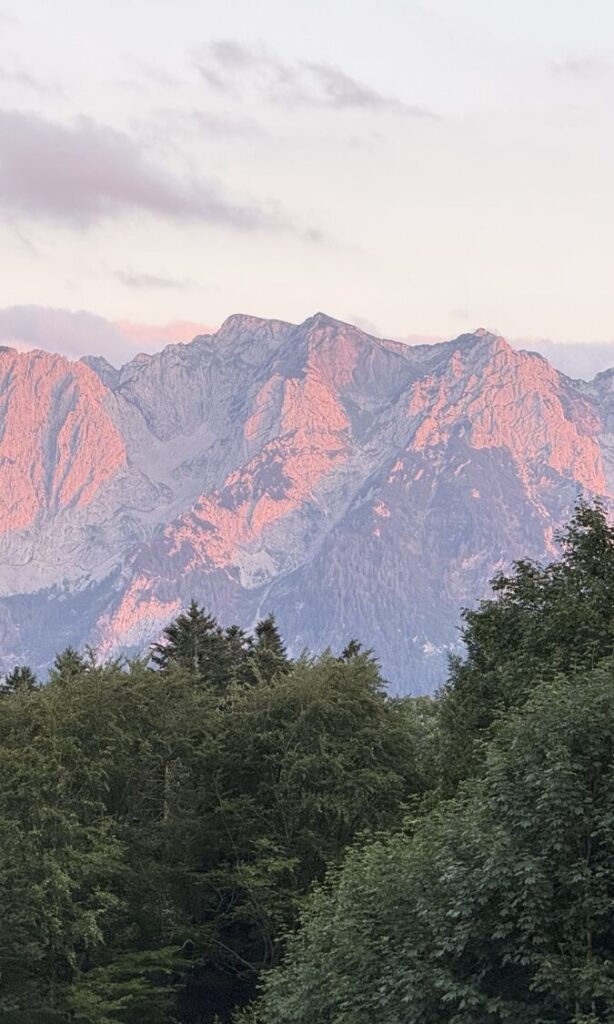 Blick auf den Zahmen Kaiser
