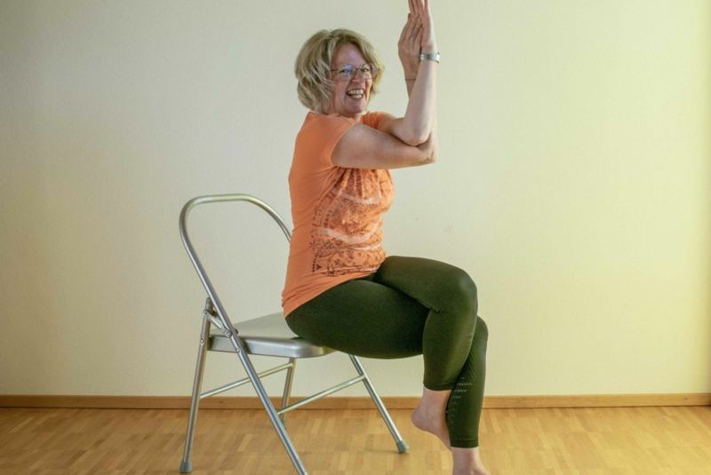 Stuhl-Yoga