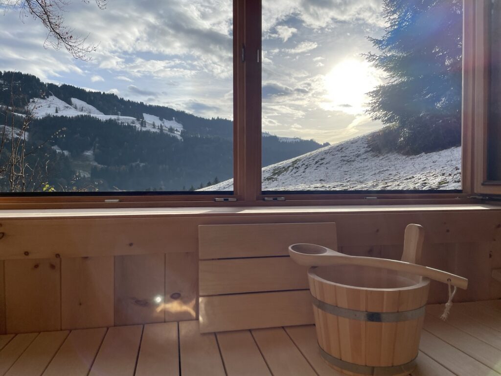 Sauna mit Weitblick